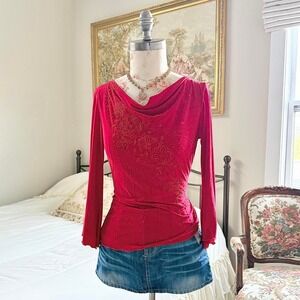 red fairy beaded going out top